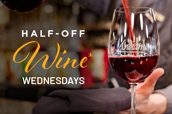 Get Half-Off Wine Every Wednesday
