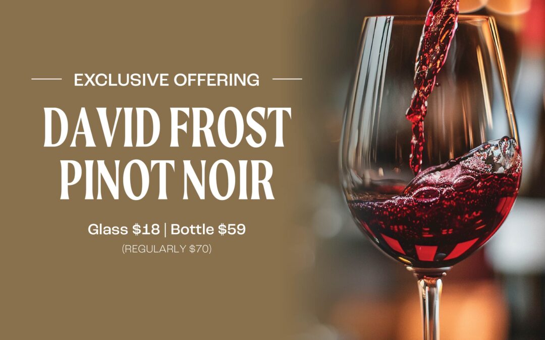 David Frost 2021 ‘Par Excellence’ Pinot Noir