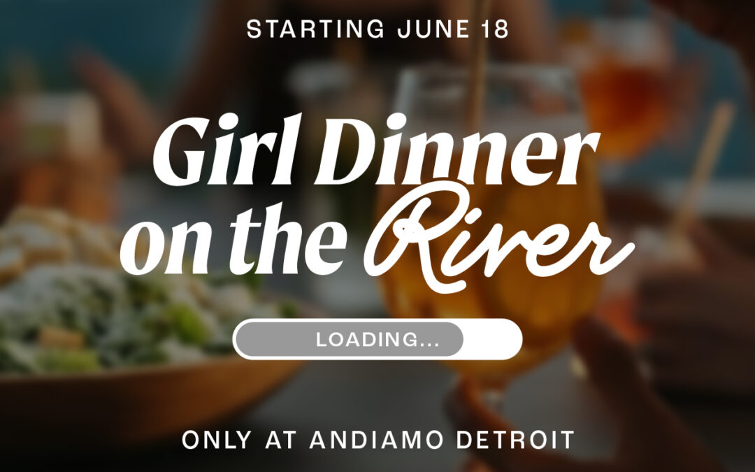 Girl Dinner on the River | Save the Date